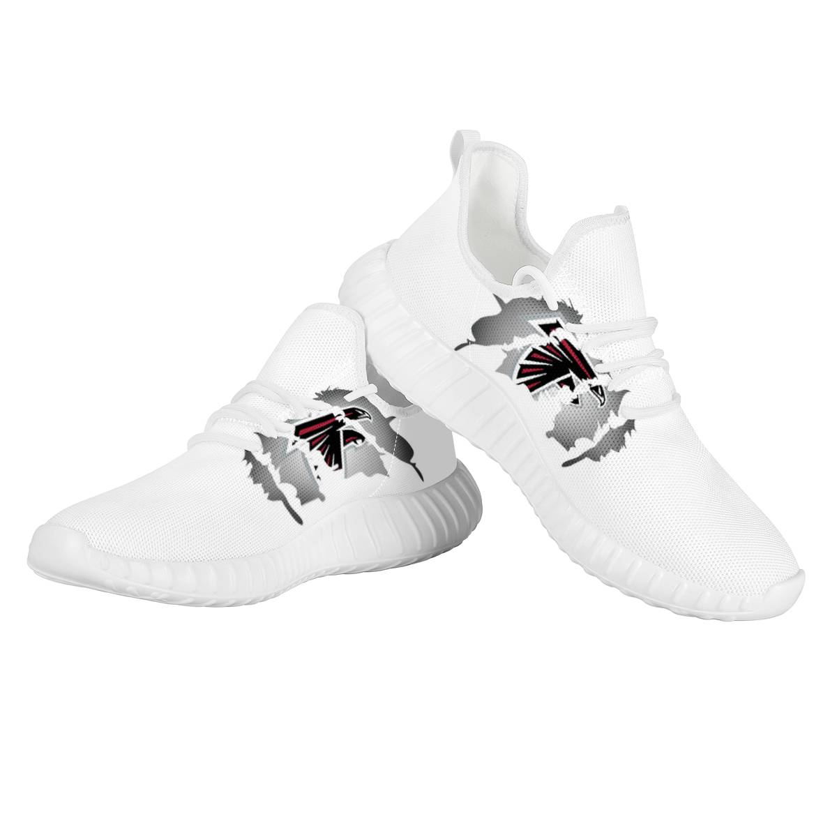 Women's Atlanta Falcons Mesh Knit Sneakers/Shoes 006